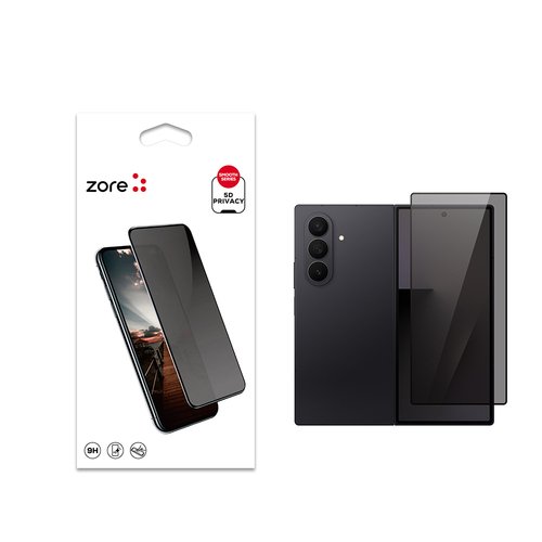 Galaxy Z Fold 7 New 5D Privacy Hayalet Cam Ekran Koruyucu