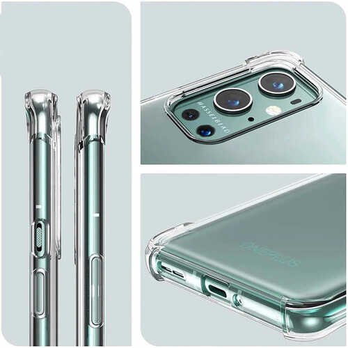 One Plus 9 Pro Kılıf Köşeleri Airbagli Kamera Korumalı Silikon