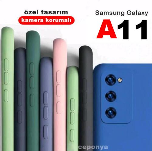 Samsung Galaxy A11 3D Maximum Kamera Korumalı Mat Soft Kılıf