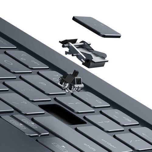 Benks KB02 iPad Pro 12.9 5. Nesil M1 2021 uyumlu Kablosuz Klavyeli Kılıf Bluetooth Trackpad Keyboard