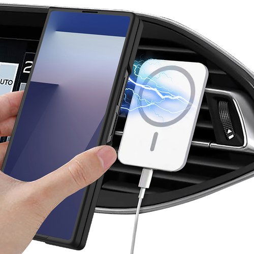 Galaxy Z Fold 7 Kılıf Wireless Şarj Özellikli Kıpta M-safe Ultra İnce Kapak