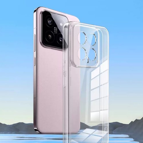 Xiaomi Mi 14 Pro Kılıf İnce ve Esnek Şeffaf Süper Silikon