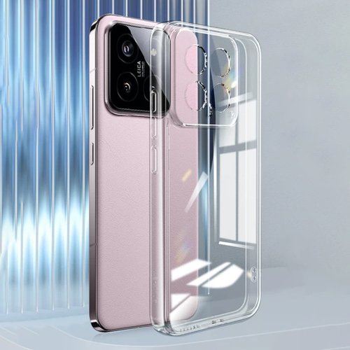 Xiaomi Mi 14 Pro Kılıf İnce ve Esnek Şeffaf Süper Silikon