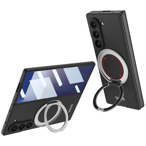 Galaxy Z Fold 7 Kılıf M-safe Şarj Özellikli Kıpta Yüzüklü Kamera Korumalı Kapak