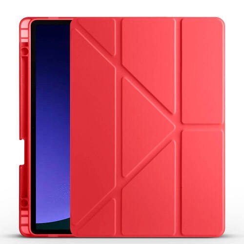 Galaxy Tab S10 Kılıf Zore Tri Folding Kalem Bölmeli Standlı Kılıf