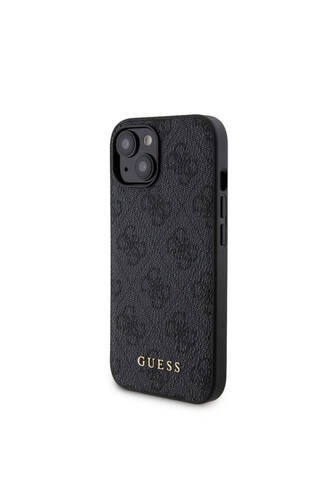 iPhone 15 Uyumlu Kılıf Guess Lisanslı Magsafe Özellikli Kapak + Powerbank 5000mAh Siyah