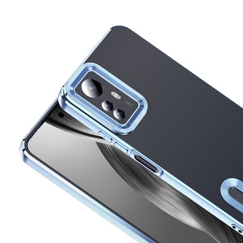 Xiaomi Redmi Note 12S Kılıf Köşeleri Renkli Şeffaf Kamera Korumalı Silikon Luxury Kapak