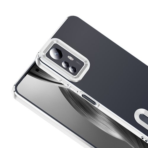 Xiaomi Redmi Note 12S Kılıf Köşeleri Renkli Şeffaf Kamera Korumalı Silikon Luxury Kapak