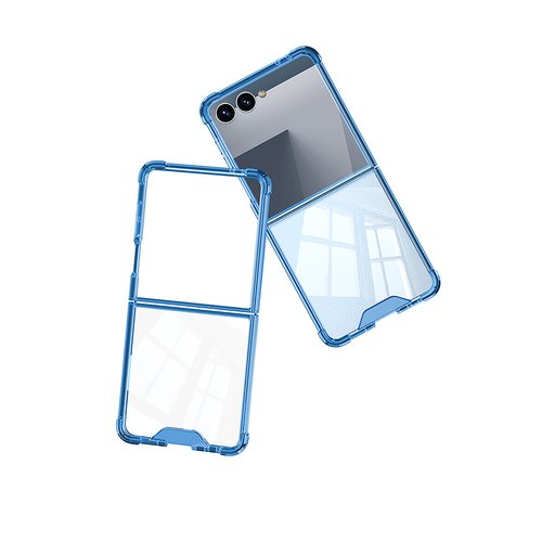 Galaxy Z Flip 7 Kılıf Full Camlı Kıpta Kapak