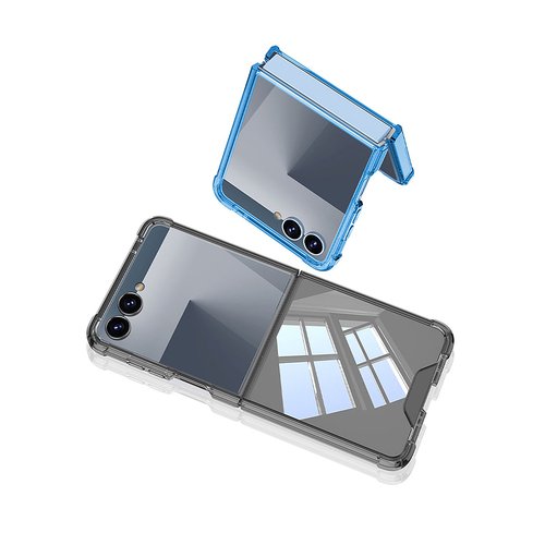 Galaxy Z Flip 7 Kılıf Full Camlı Kıpta Kapak