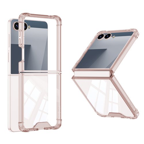 Galaxy Z Flip 7 Kılıf Full Camlı Kıpta Kapak