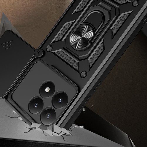 Xiaomi 15T Kılıf Magnetik Standlı Kamera Korumalı Sürgülü Vega Kapak