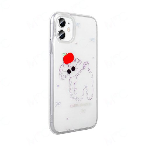 iPhone 11 Kılıf Şeffaf Desenli Figürlü Folk Sert Kapak