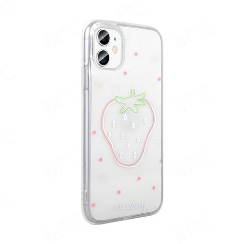 iPhone 11 Kılıf Şeffaf Desenli Figürlü Folk Sert Kapak