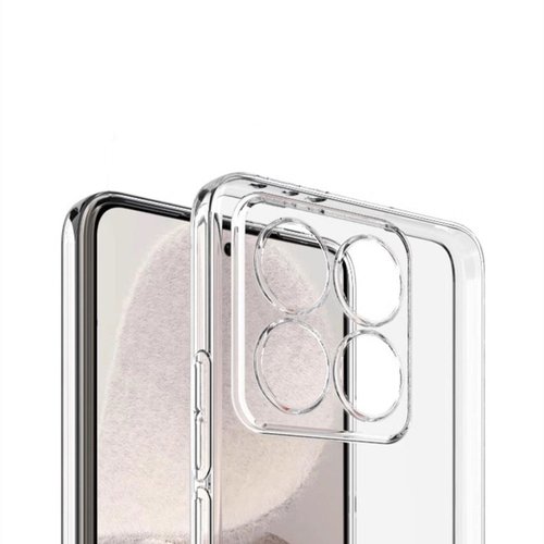 Xiaomi 14T Pro Kılıf İnce ve Esnek Şeffaf Süper Silikon