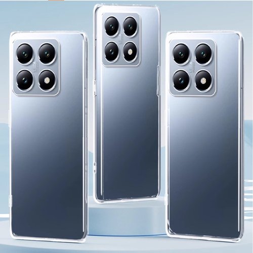 Xiaomi 14T Pro Kılıf İnce ve Esnek Şeffaf Süper Silikon