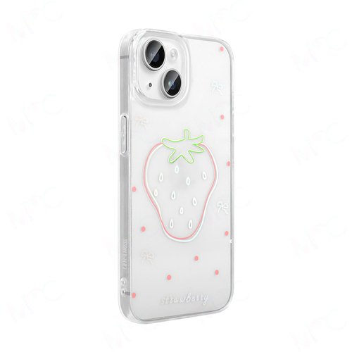 iPhone 14 Kılıf Şeffaf Desenli Figürlü Folk Sert Kapak