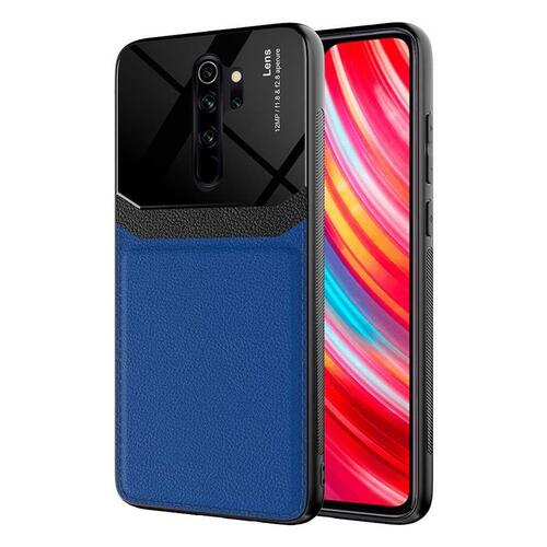 Redmi Note 8 Pro Kılıf Deri Görünümlü Tasarım Sert Arka Kapak