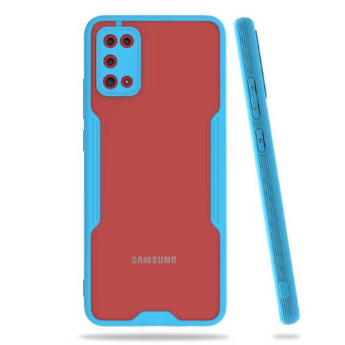 Galaxy A02S Kılıf Kamera Korumalı Arkası Şeffaf Silikon