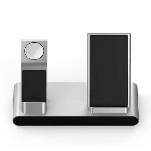 Wiwu MF500 Power Air 3 in 1 Watch Kablosuz Masa Üstü Şarj Standı