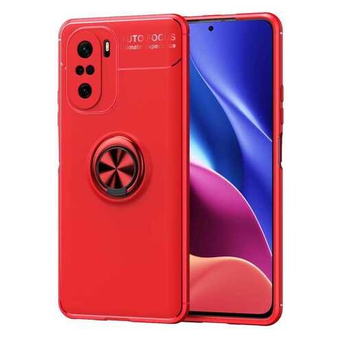 Xiaomi Redmi K40 Kılıf Yüzüklü Standlı Manyetik Kamera Korumalı