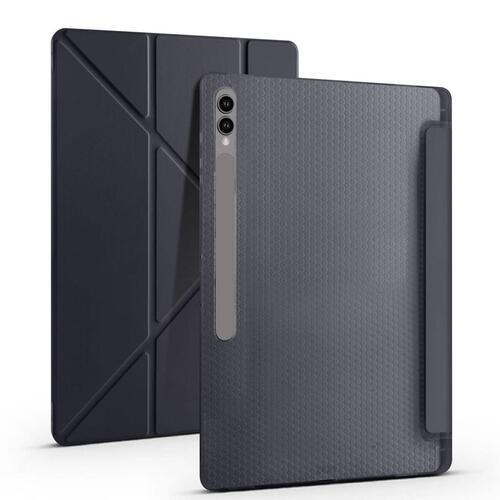 Galaxy Tab S10 Ultra Kılıf Zore Tri Folding Kalem Bölmeli Standlı Kılıf