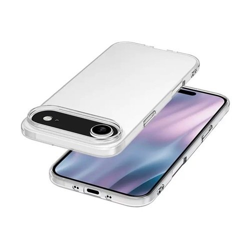 iPhone 17 Air Kılıf İnce ve Esnek Şeffaf Süper Silikon