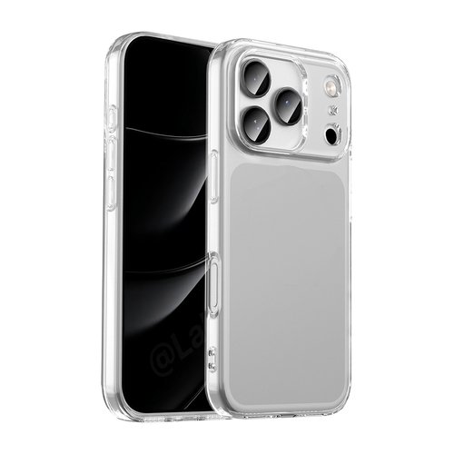 iPhone 17 Pro Max Kılıf İnce ve Esnek Şeffaf Süper Silikon