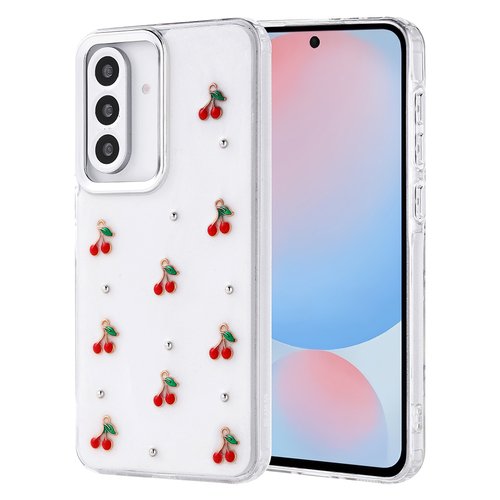 Galaxy A56 Kılıf Airbag Tasarımlı Simli Şeffaf Kutup Kapak