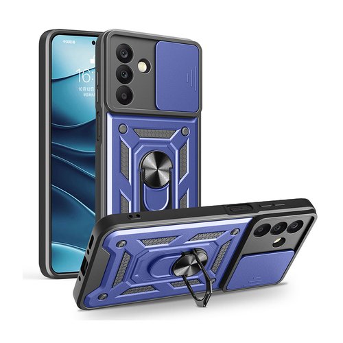 Galaxy A17 Kılıf Magnetik Standlı Kamera Korumalı Sürgülü Vega Kapak