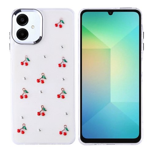 Galaxy A06 Kılıf Airbag Tasarımlı Simli Şeffaf Kutup Kapak