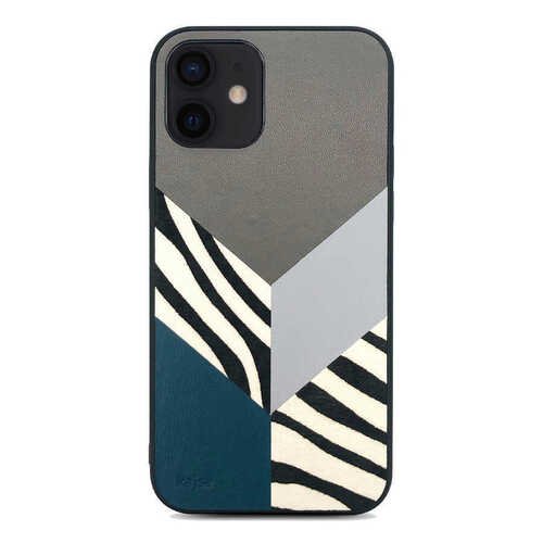 Apple iPhone 12 Pro Kılıf Kajsa Glamorous Serisi Zebra Combo Kapak