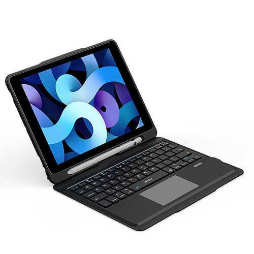 Apple iPad 10.2 (8.Nesil) Wiwu Keyboard Folio Kablosuz Klavyeli Kılıf