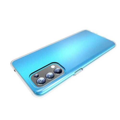 Oppo Reno 5 Kılıf İnce ve Esnek Şeffaf Süper Silikon
