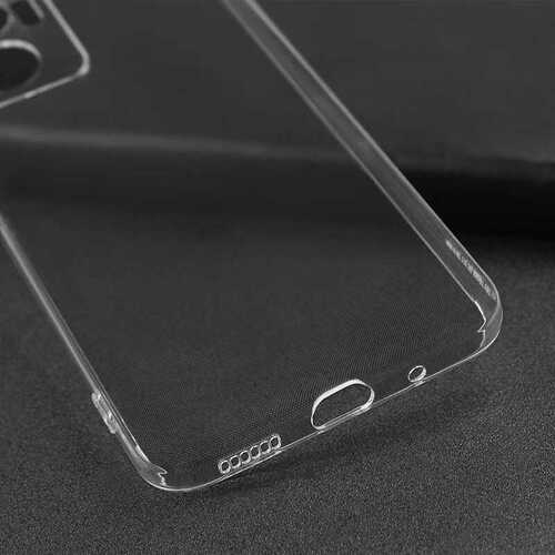 Xiaomi Redmi Note 11E Kılıf İnce ve Esnek Şeffaf Süper Silikon