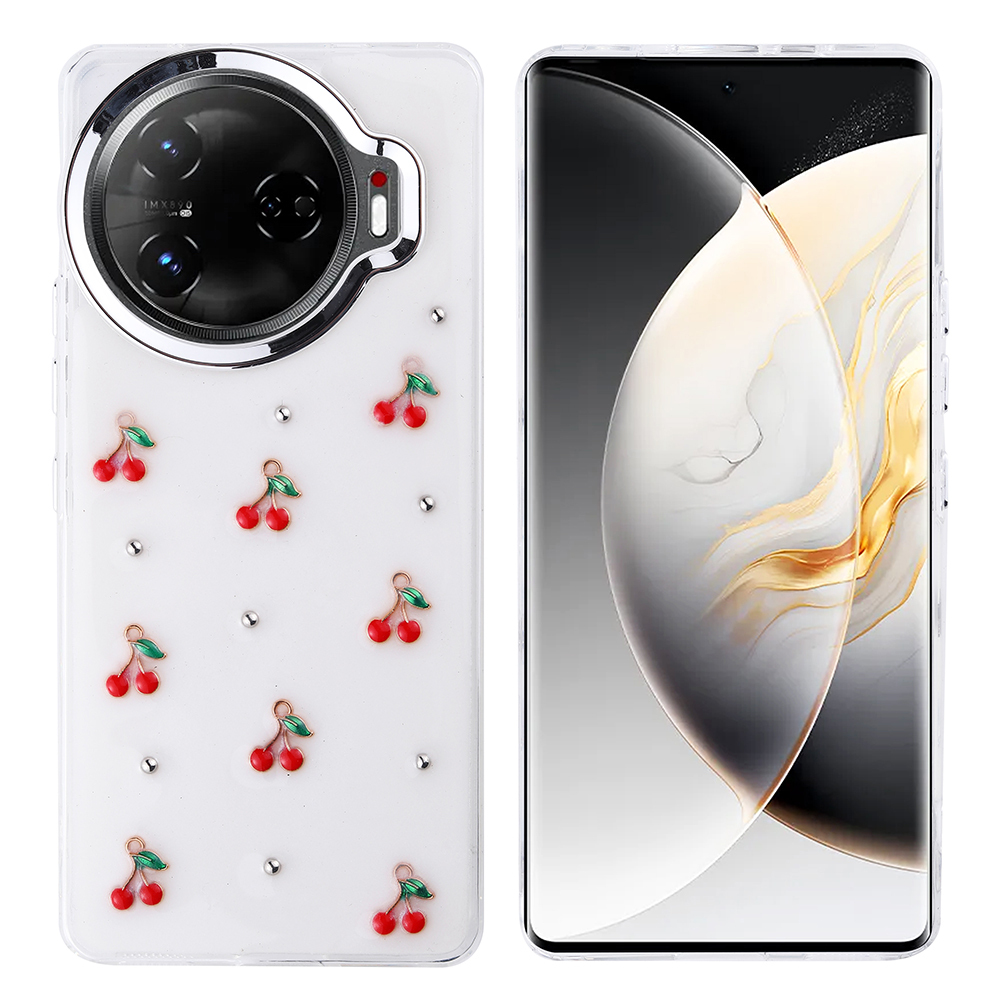 Tecno Kılıf Airbag Tasarımlı Simli Şeffaf Kutup Kapak