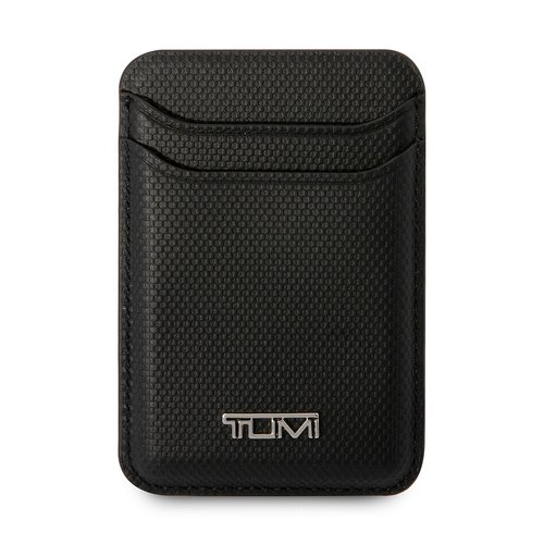 Tumi Orjinal Lisanslı 2 Hazneli Metal Logolu Deri Magnetik Kartlık