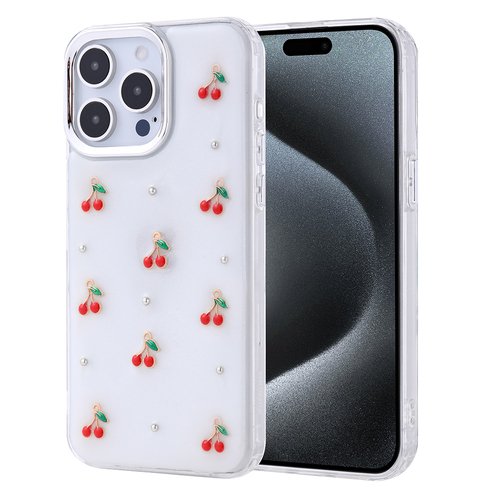 iPhone 15 Pro Max Kılıf Airbag Tasarımlı Simli Şeffaf Kutup Kapak