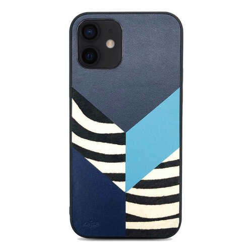 Apple iPhone 12 Pro Kılıf Kajsa Glamorous Serisi Zebra Combo Kapak