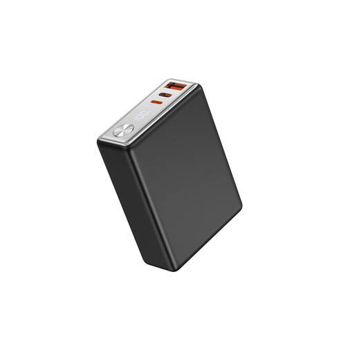 Taşınabilir Powerbank Wiwu Wi-P005 Rock LED Ekranlı PD 20W 10000mAh Siyah