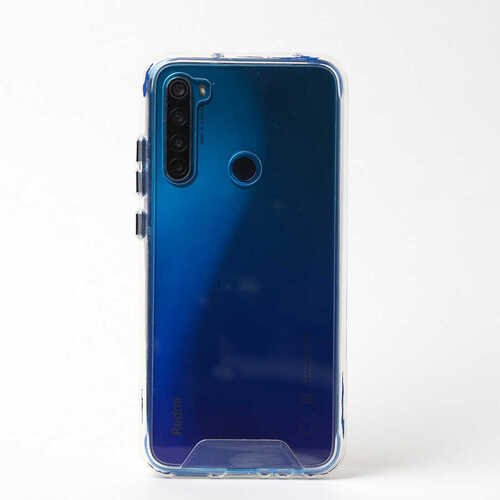 Xiaomi Redmi Note 8 Kılıf Şeffaf Zırh Tasarım Ultra Koruma Silikon