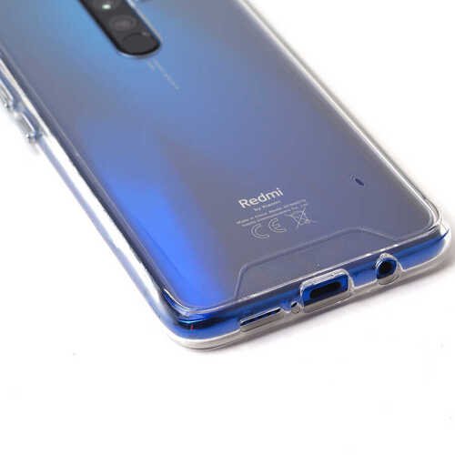 Xiaomi Redmi Note 8 Pro Kılıf Şeffaf Zırh Tasarım Ultra Koruma Silikon