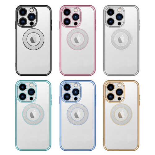 Apple iPhone 12 Pro Kılıf Parlak Pastel Renkli Logo Etrafı Işlemeli Kamera Korumalı Moda Lux Silikon