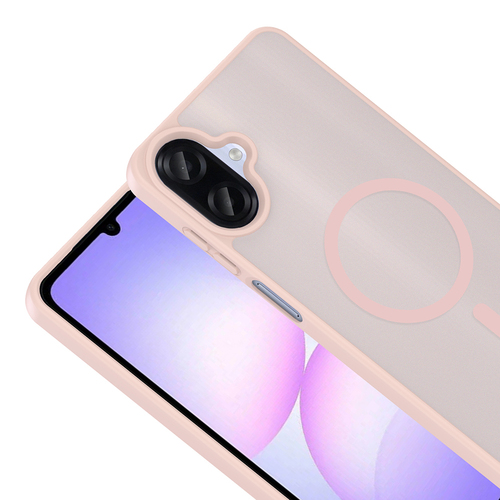 Galaxy A07 Kılıf Magsafe Şarj Özellikli Mat Tasarım Lüx Babet Kapak