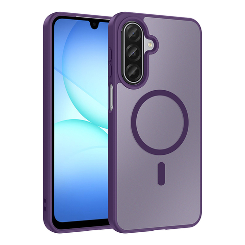 Galaxy A17 Kılıf Magsafe Şarj Özellikli Mat Tasarım Lüx Babet Kapak