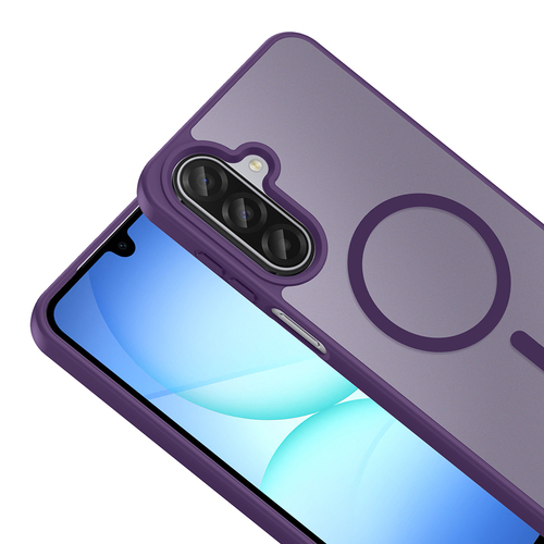 Galaxy A17 Kılıf Magsafe Şarj Özellikli Mat Tasarım Lüx Babet Kapak