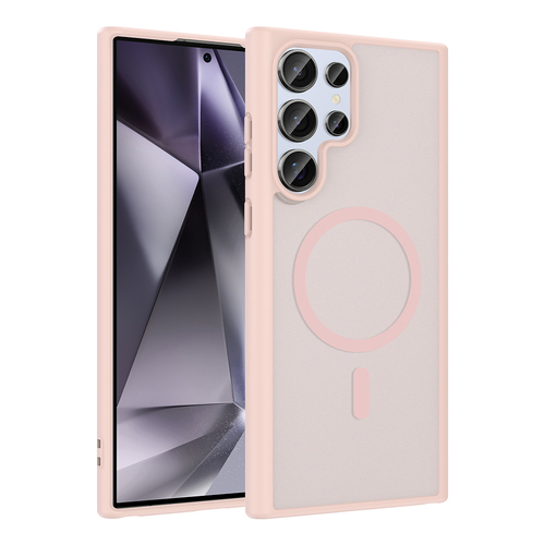 Galaxy S23 Ultra Kılıf Magsafe Şarj Özellikli Mat Tasarım Lüx Babet Kapak