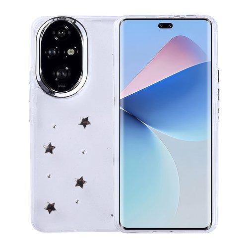 Honor 200 Kılıf Airbag Tasarımlı Simli Şeffaf Kutup Kapak