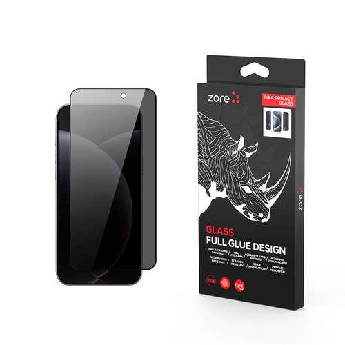 iPhone 17 Pro Max Premium Privacy Hayalet Ekstra Korumalı Tam Kaplayan Cam Ekran Koruyucu