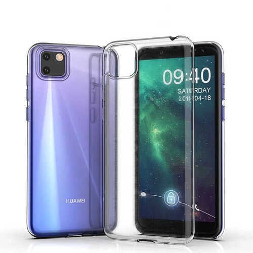 Huawei Y5P Kılıf İnce Esnek Sararmaz Şeffaf Süper Silikon